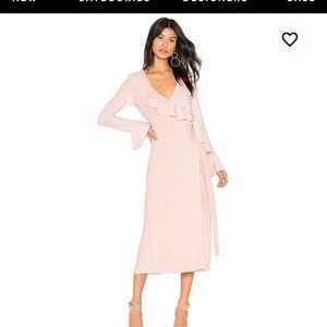 Free People Lurex Wrap Dress Size: S